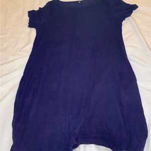 🔥Navy Blue Short Sleeve Dress